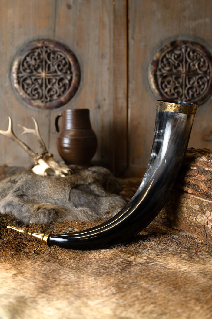 Viking drinking horn with Yggdrasil, 300-500 ml