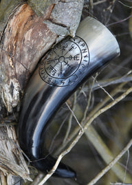 Drinking horn Vegvisir, 200-300 ml