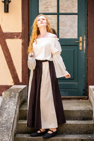 Barock Bluse, creme