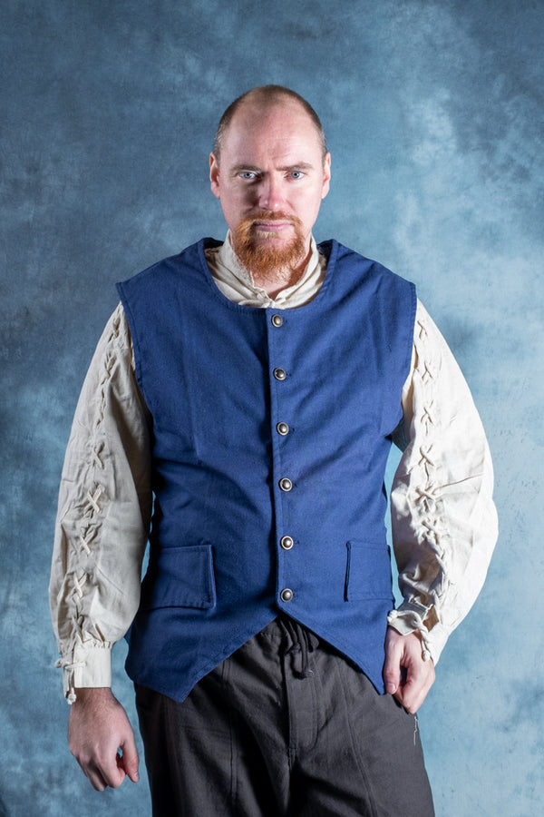 Pirate Vest Fletcher, blue