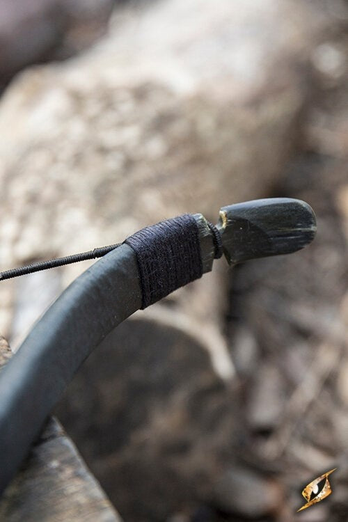 Recurvebåge svart, 118 cm, 24–26 lbs