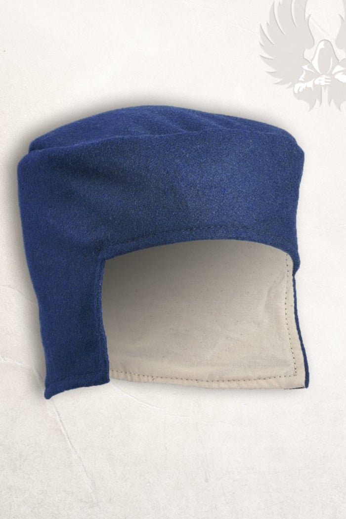 Renaissance Mütze Rafael, Wollmischung, blau