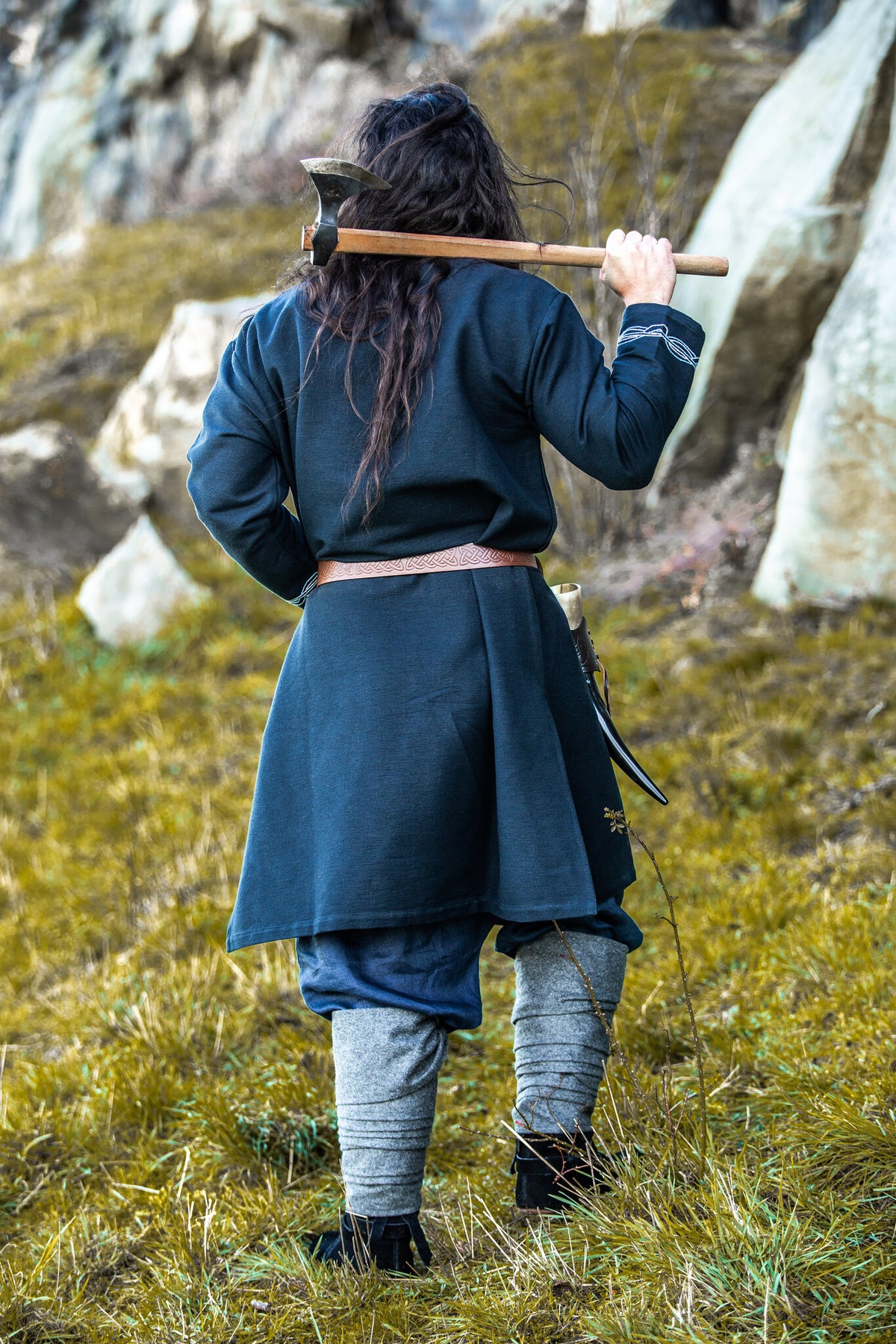 Tunic Viking jarl Hakon, black