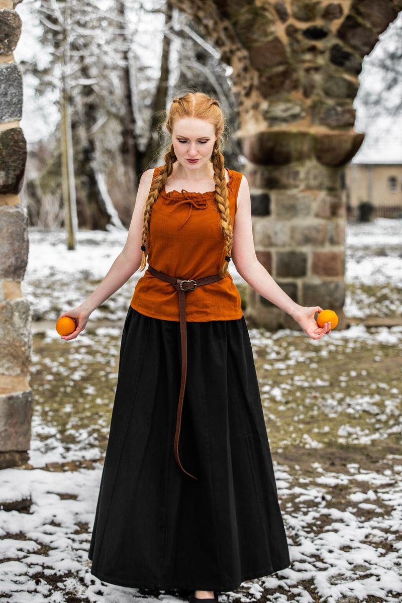 Cinturón medieval Fionn, marrón claro