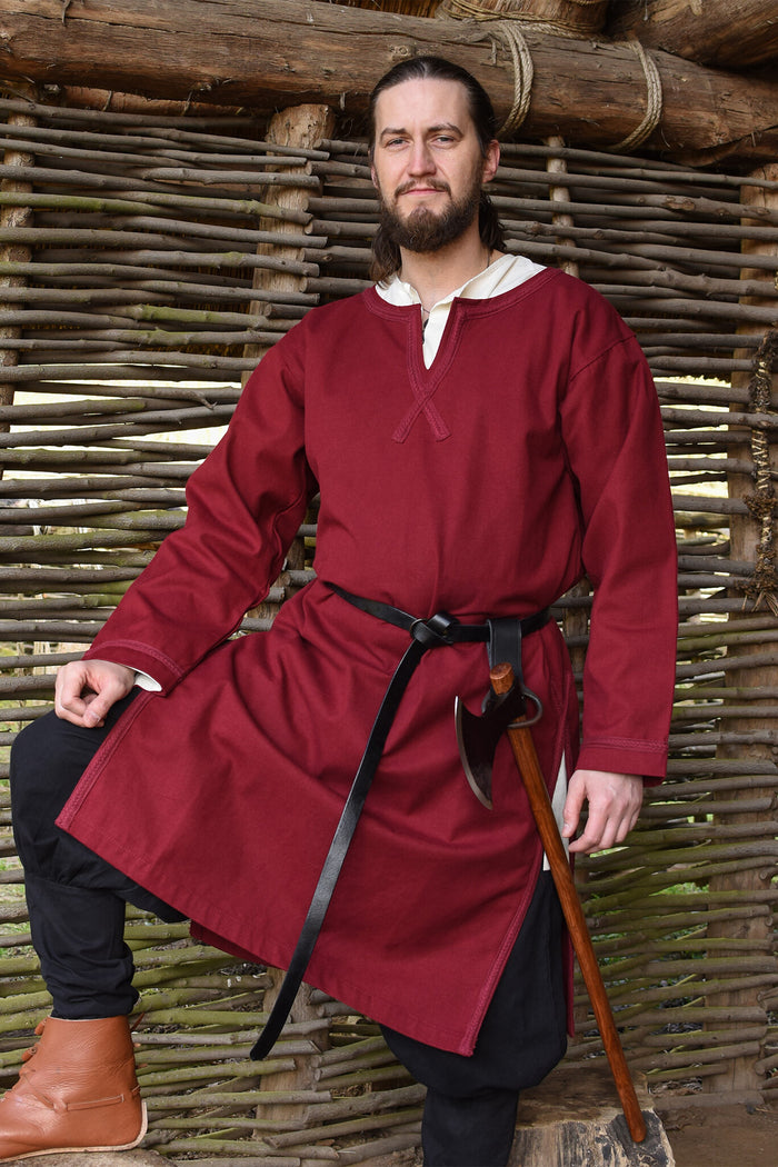 Tunique Harald, bordeaux rouge