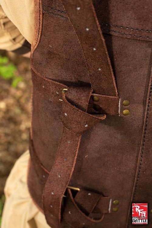 Armatura vichinga in pelle RFB, marrone
