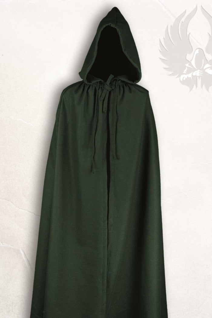 Cloak Aaron, wool blend, green
