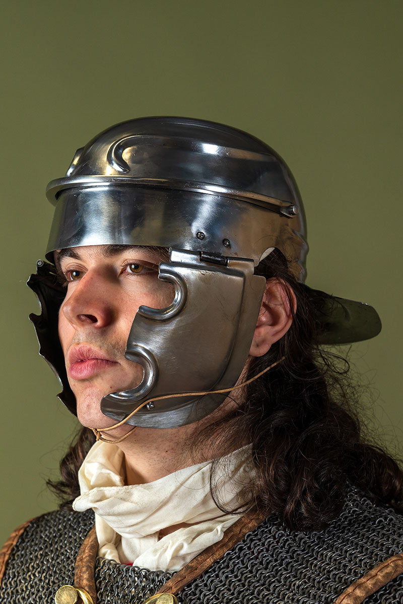 Imperial Gallische Galea A, Noviomagus, Weisenau, 1,3 mm