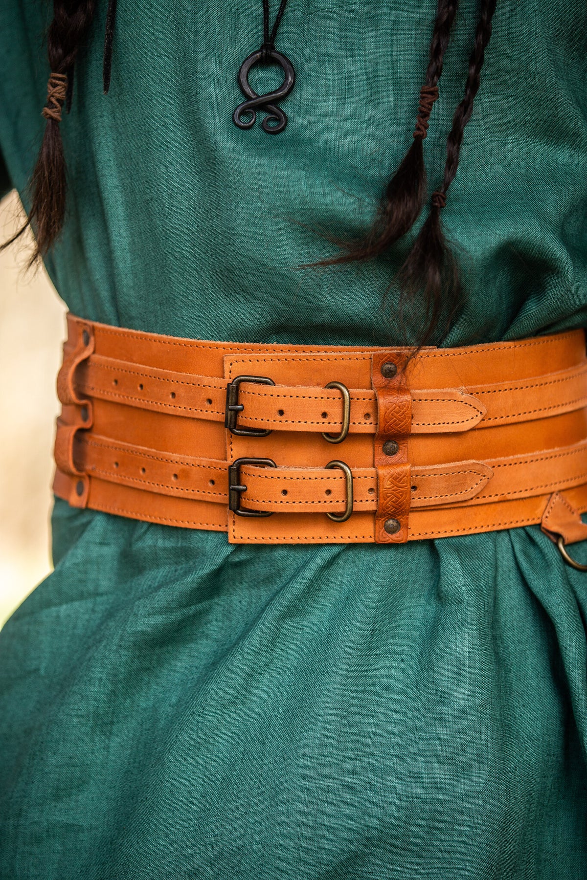 Vikingebælte Sif, brun