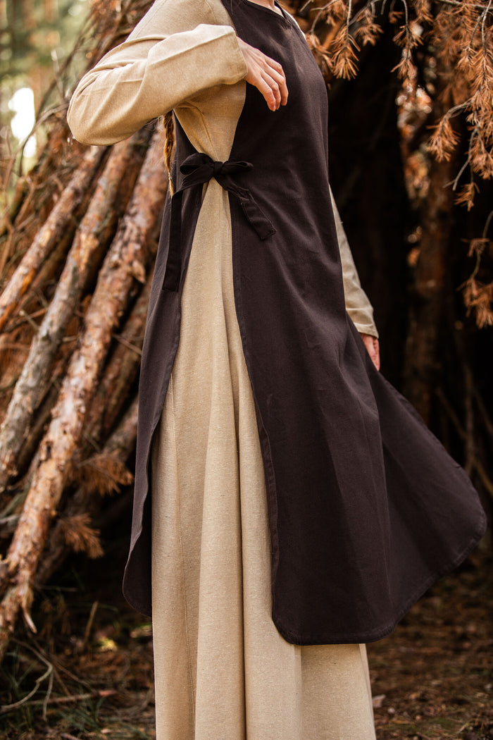 Okrycie wierzchnie Sigrid, brązowe