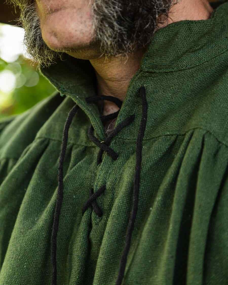 Medeltida skjorta Ansgar, grön