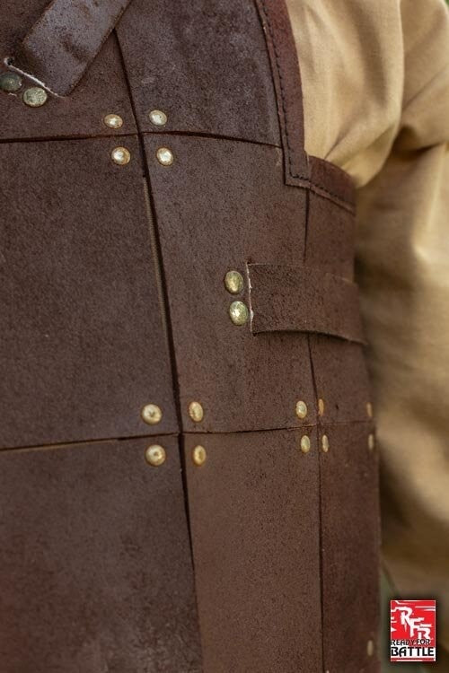 RFB Fighter, skórzany pancerz, brązowy