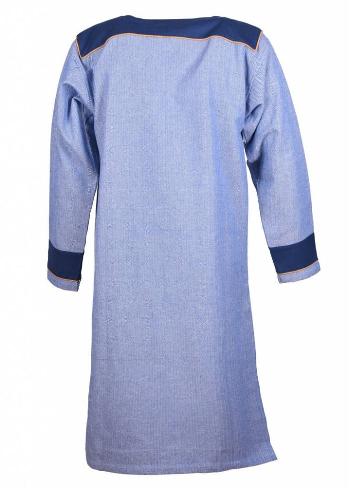 Thorsberg germanique tunique motif à chevrons, bleu