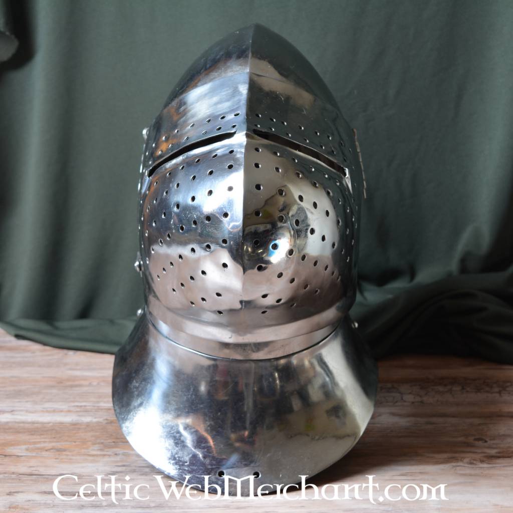 Grote bascinet (1400-1450), 2 mm (battle-ready)
