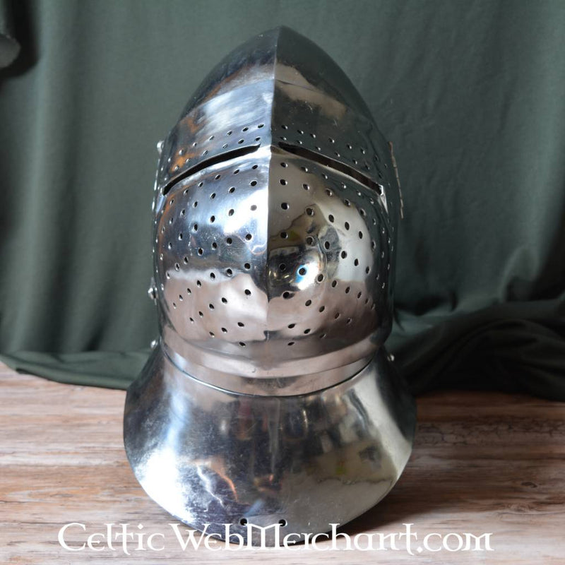 Great bascinet (1400–1450), 2 mm (battle-ready)