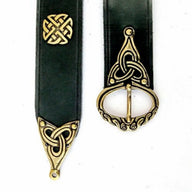 Riem Borre stijl deluxe, zwart, 165 cm
