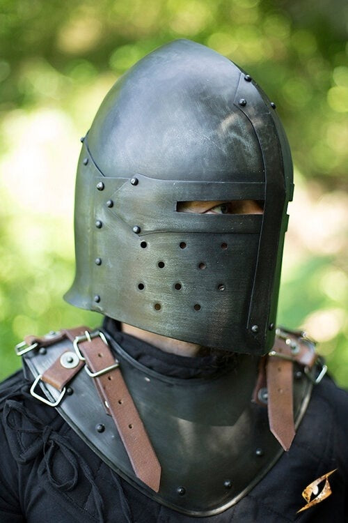 Gorget Warrior, patiniert, 1 mm