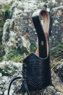 Corne à boire support Marteau de Thor, noir