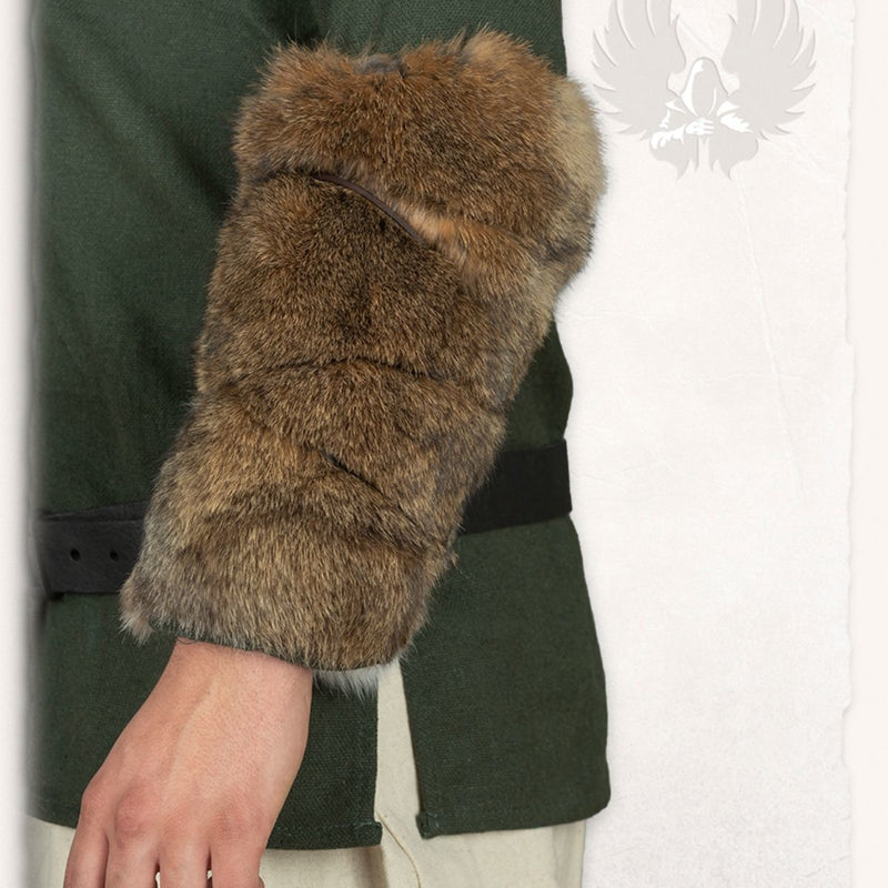 Arm piece Torstein, fur, brown