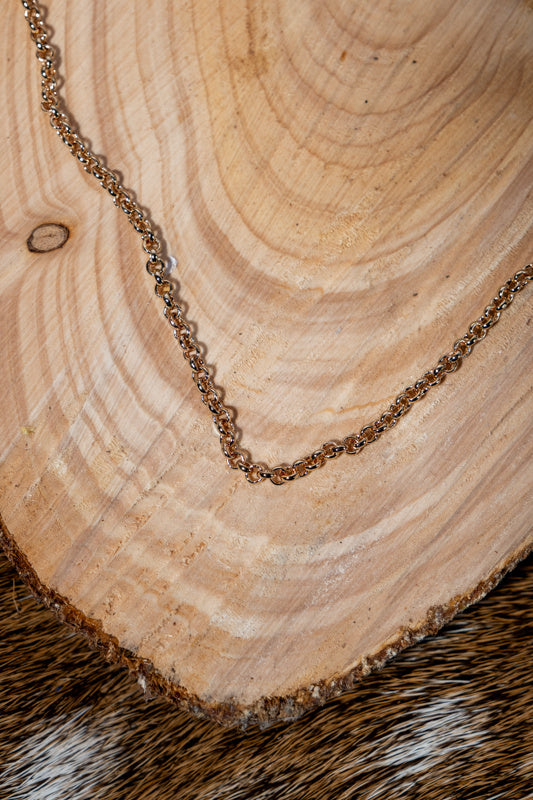 Link chain 50 cm, bronze