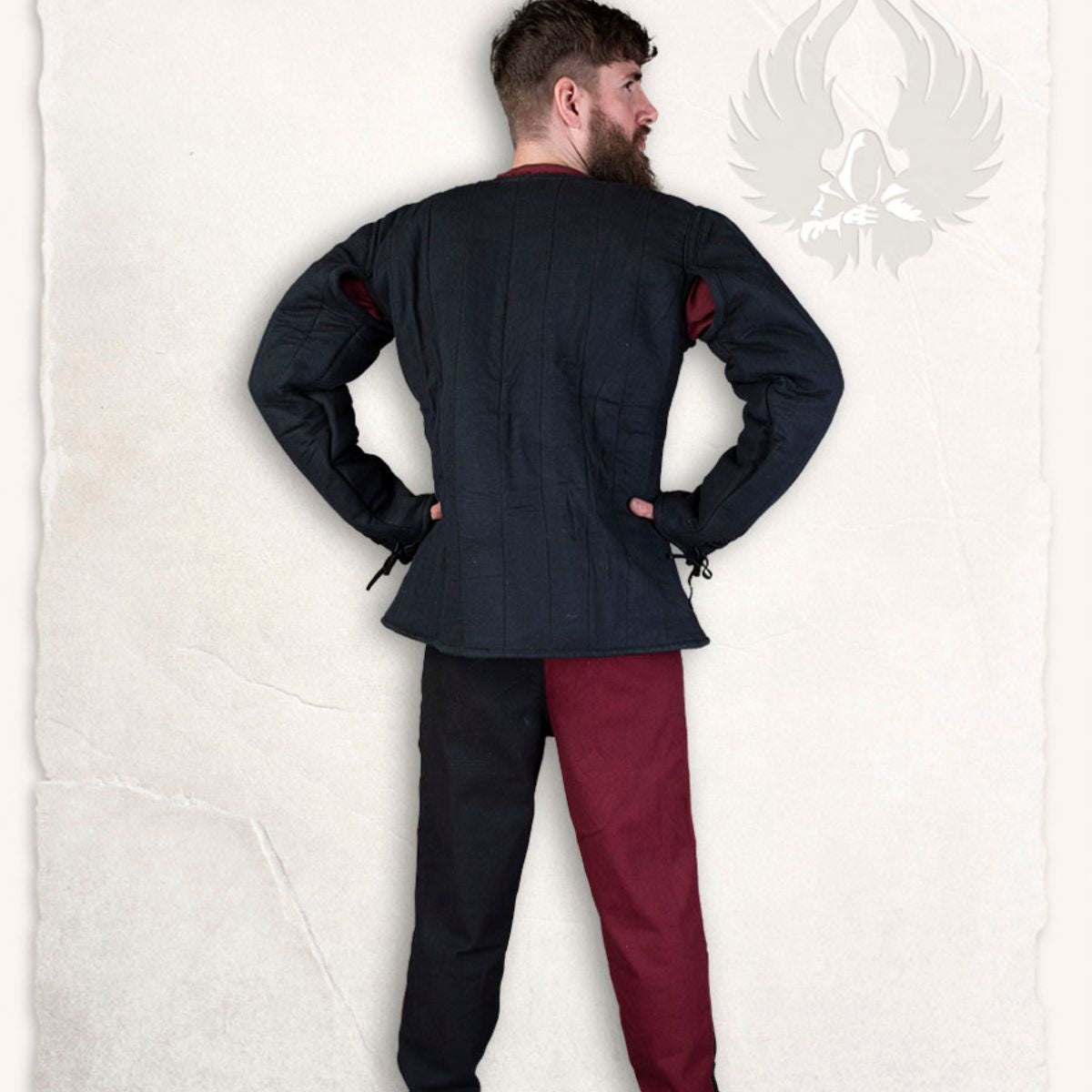 15e eeuwse arming doublet, Aulber, zwart