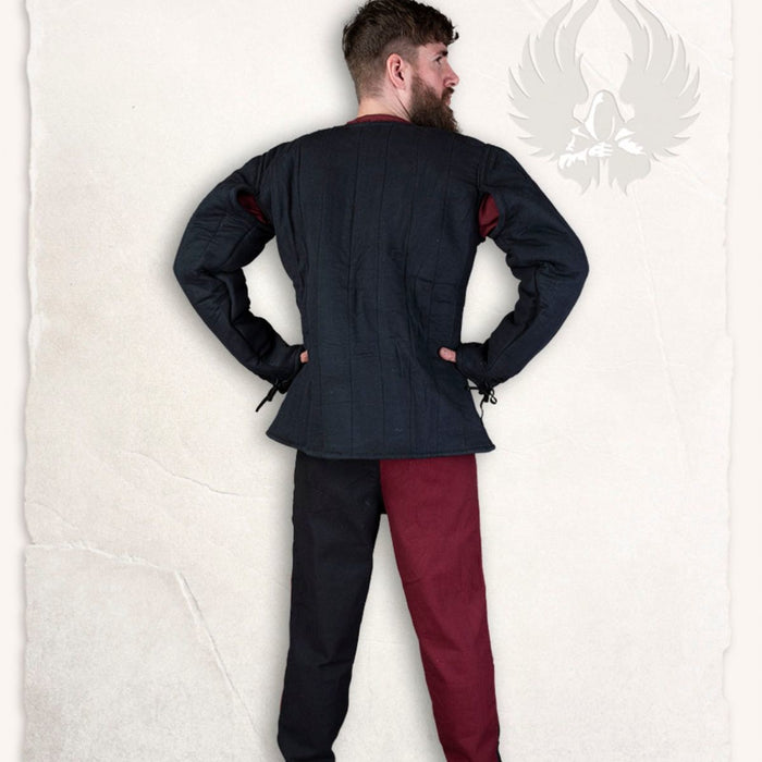 15e eeuwse arming doublet, Aulber, zwart