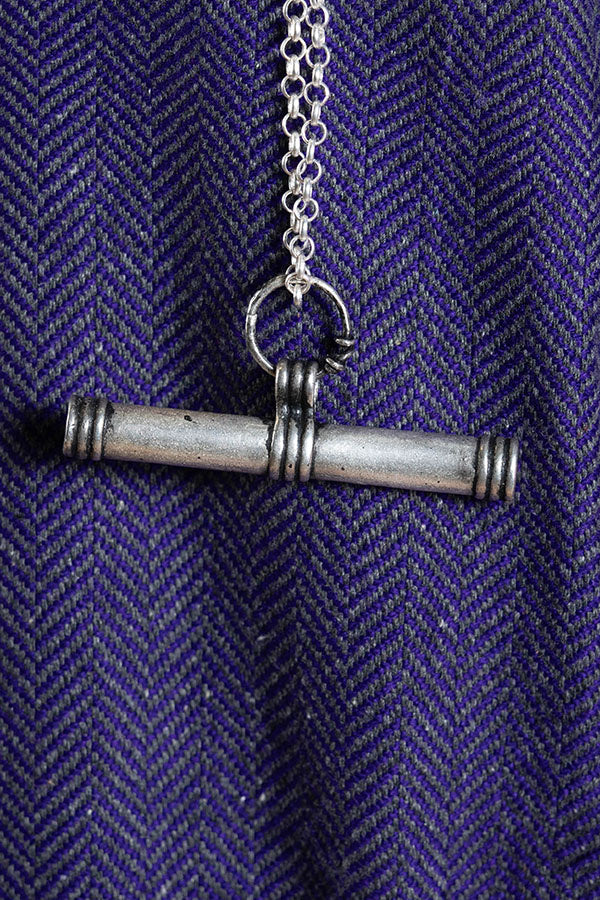 Viking nålebeholder, forsølvet