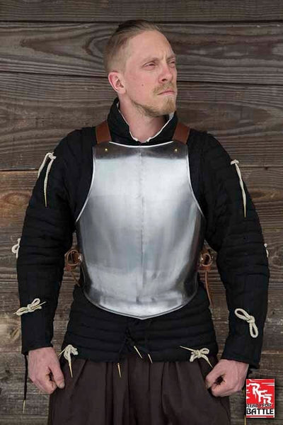 Medieval cuirasses: breastplate and backplate