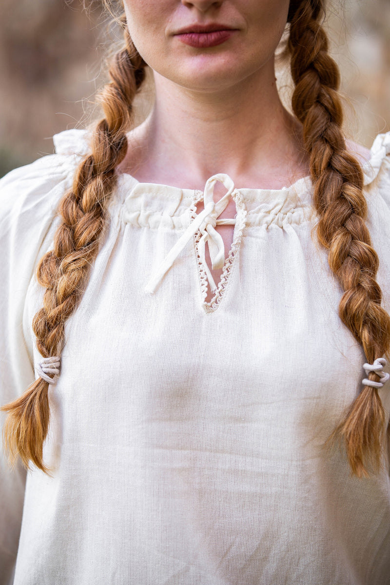 Skjorta Fleur, crème