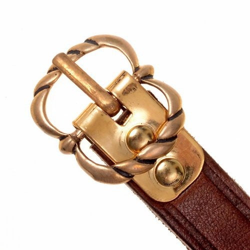 Middelalderligt bælte Neville, 150 cm, brun