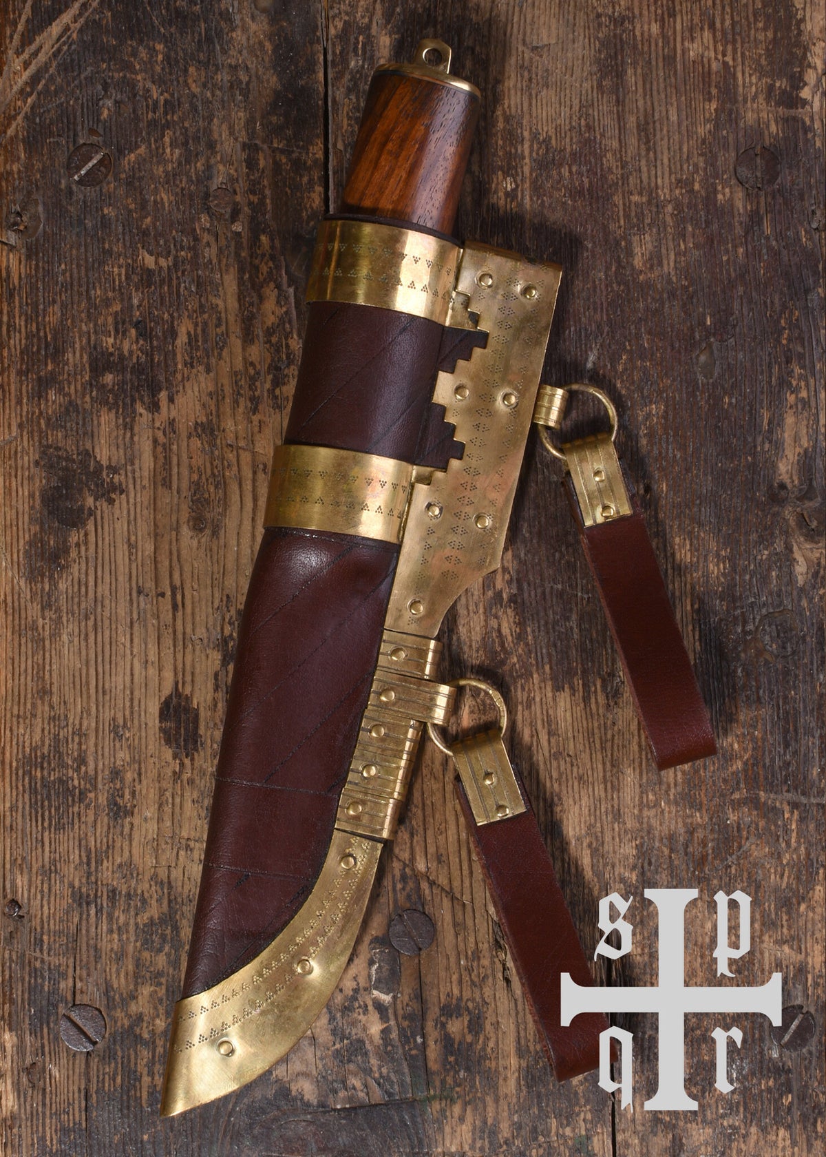 Wikinger Sax Roskilde, Damaszenerstahl, halbscharf