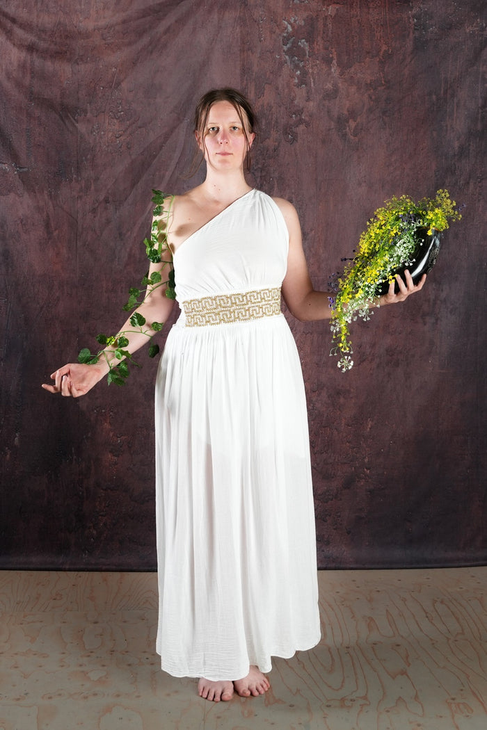 Godinnen Jurk Gaia, wit