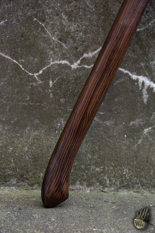 Zardzewiała kosa LARP, czerwona 