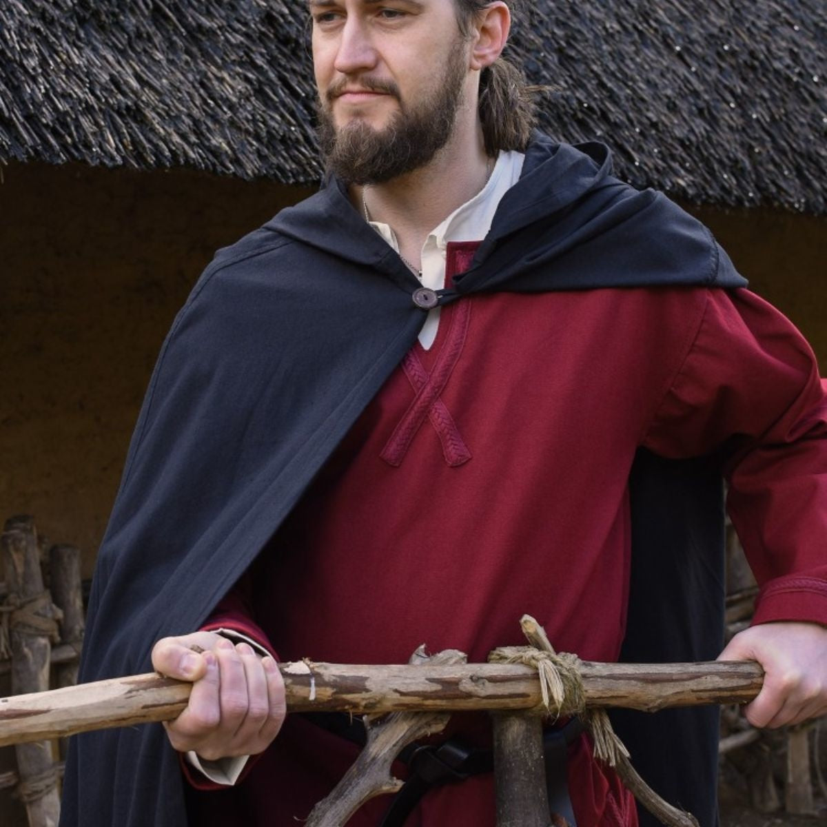 Germanic Thorsberg tunic Harald, bordeaux red