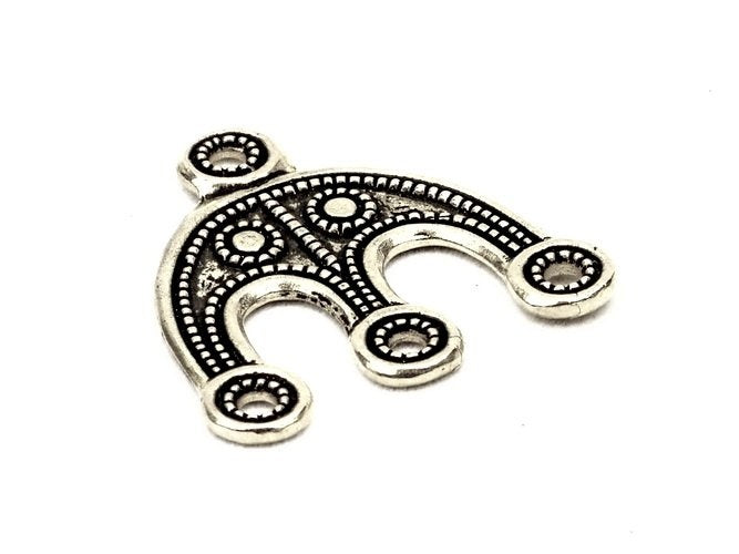 Wikiński rozdzielacz biżuterii Öland, posrebrzany brąz