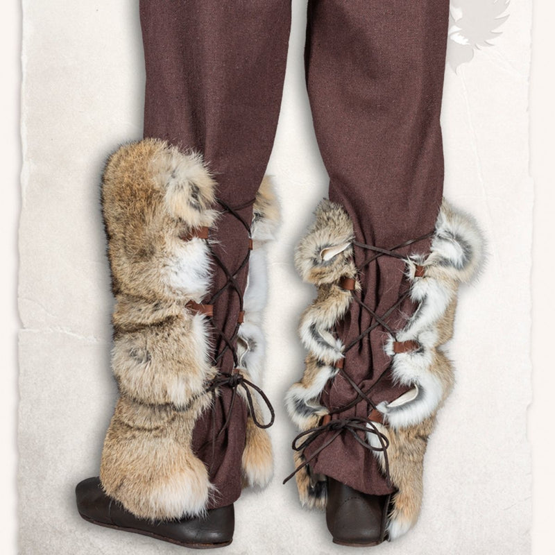 Beinstück Rollo aus Fell, braun