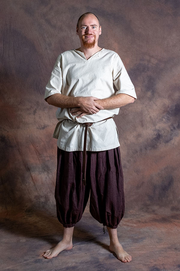 Undertunic Yngvi short sleeves, natural