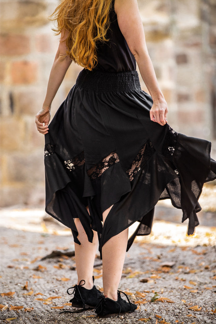 Witch skirt Selena, black