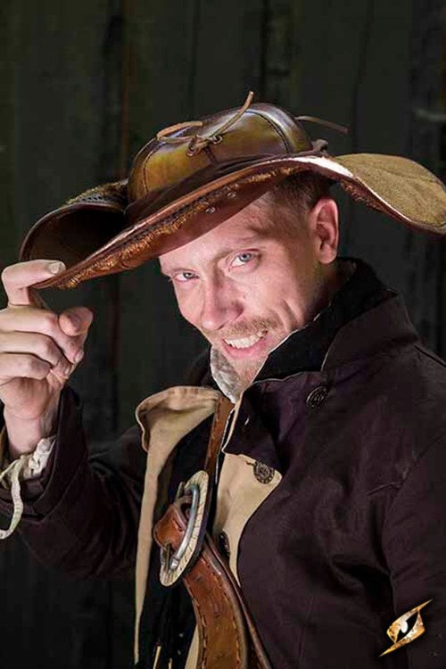 Tricorno Blackbeard, marrone