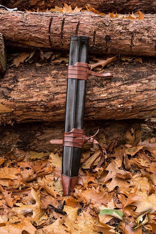 Fodero LARP per spada, taglia L, destro, nero