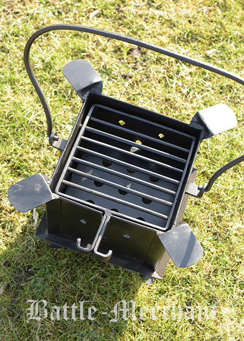 Fireplate with grill and hob