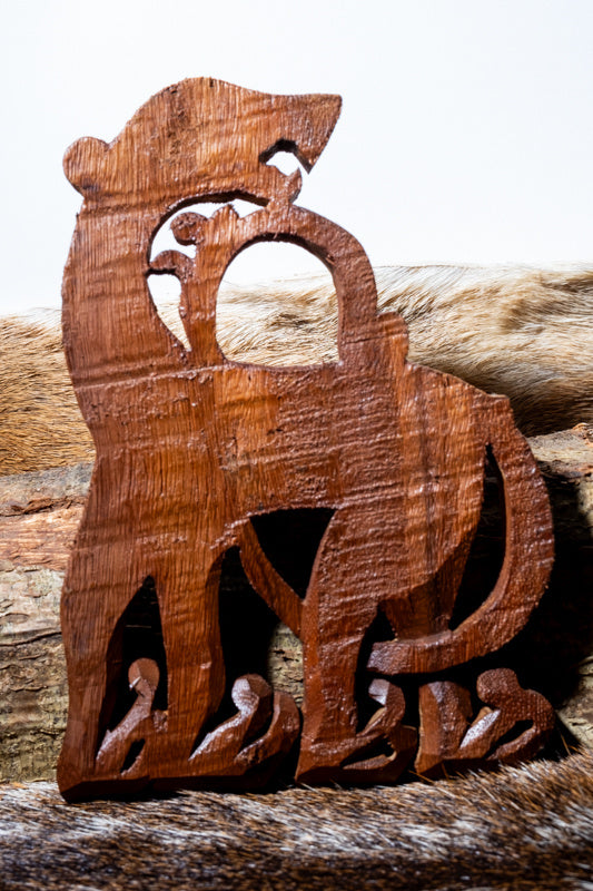 Uchwyt na róg do picia wikiński smok