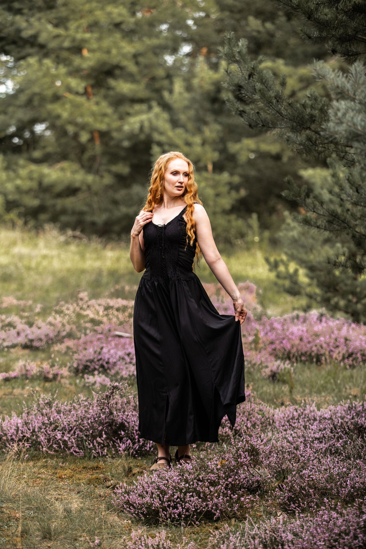 Vestido Aibell, preto