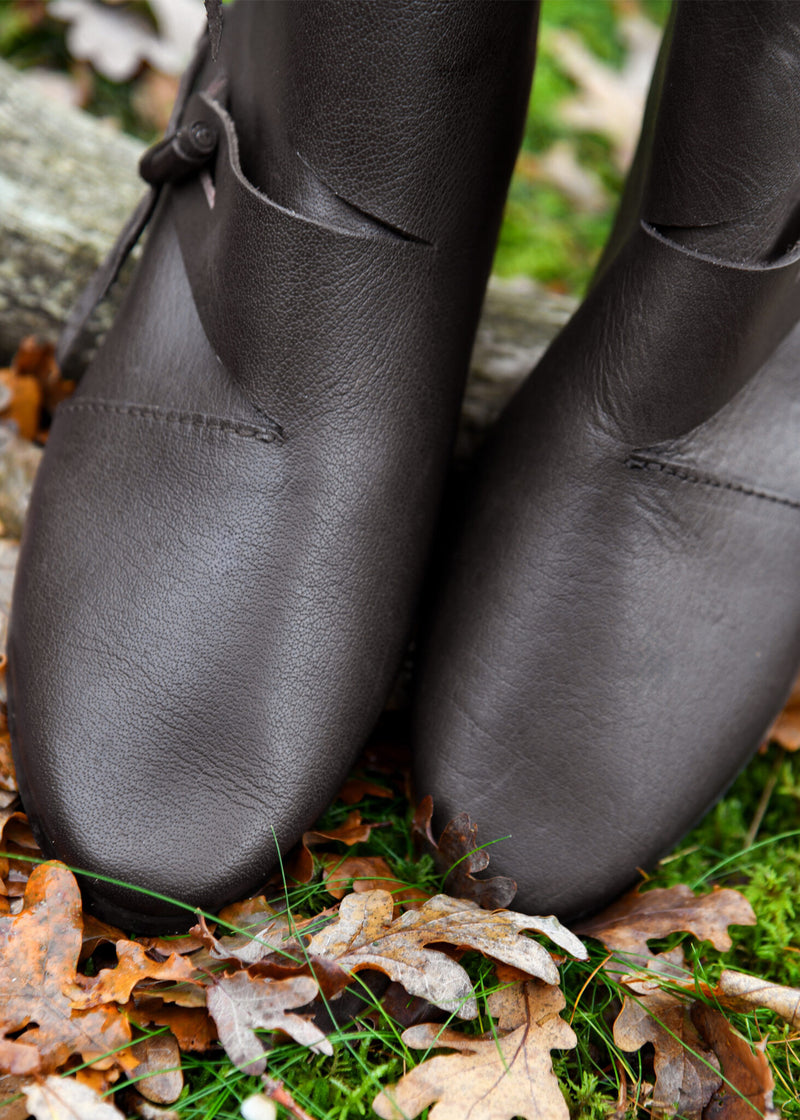 Scarpe vichinghe Jorvik, marrone scuro