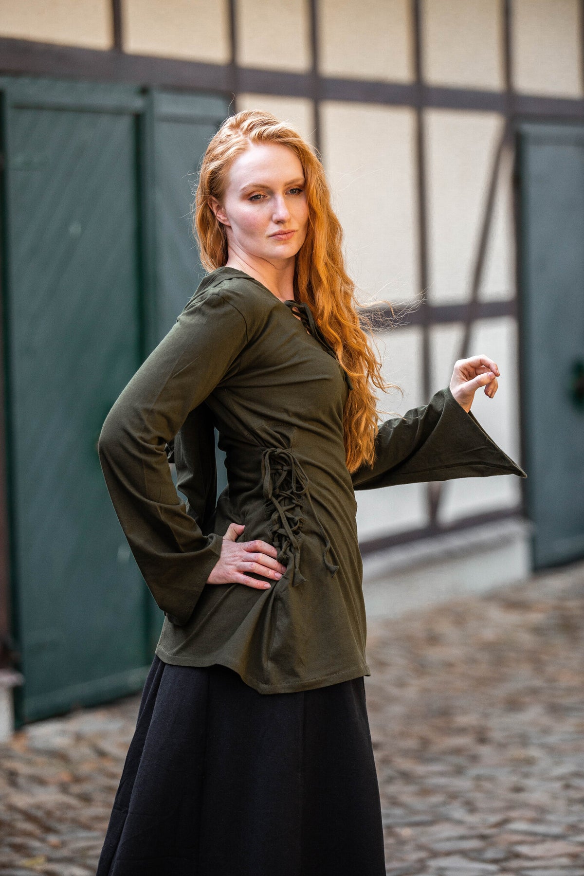 Túnica femenina Lea, verde