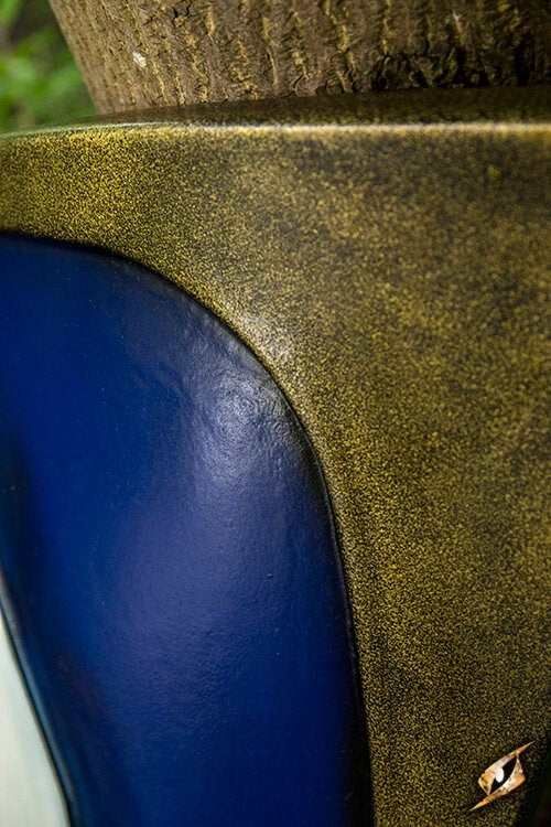 Elficka tarcza LARP, niebieska, 120 × 55 cm