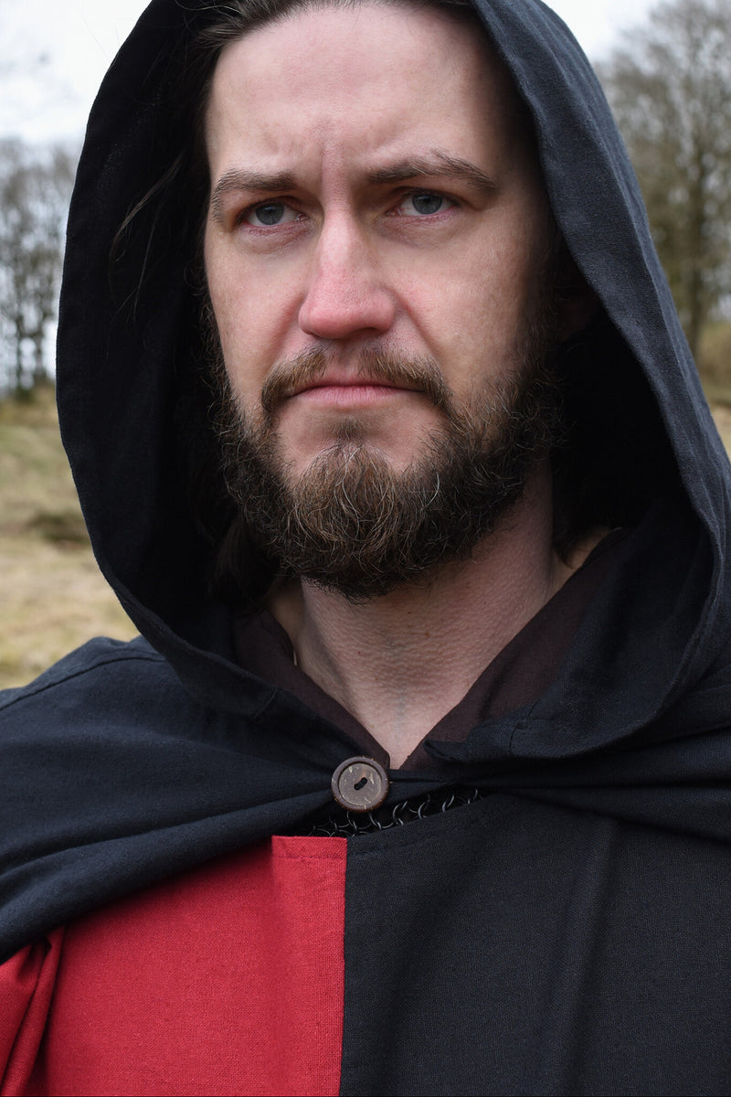 Capa de algodón Ellyn, negra