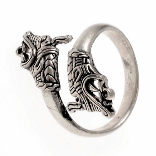 Viking ring Haithabu, silvered bronze