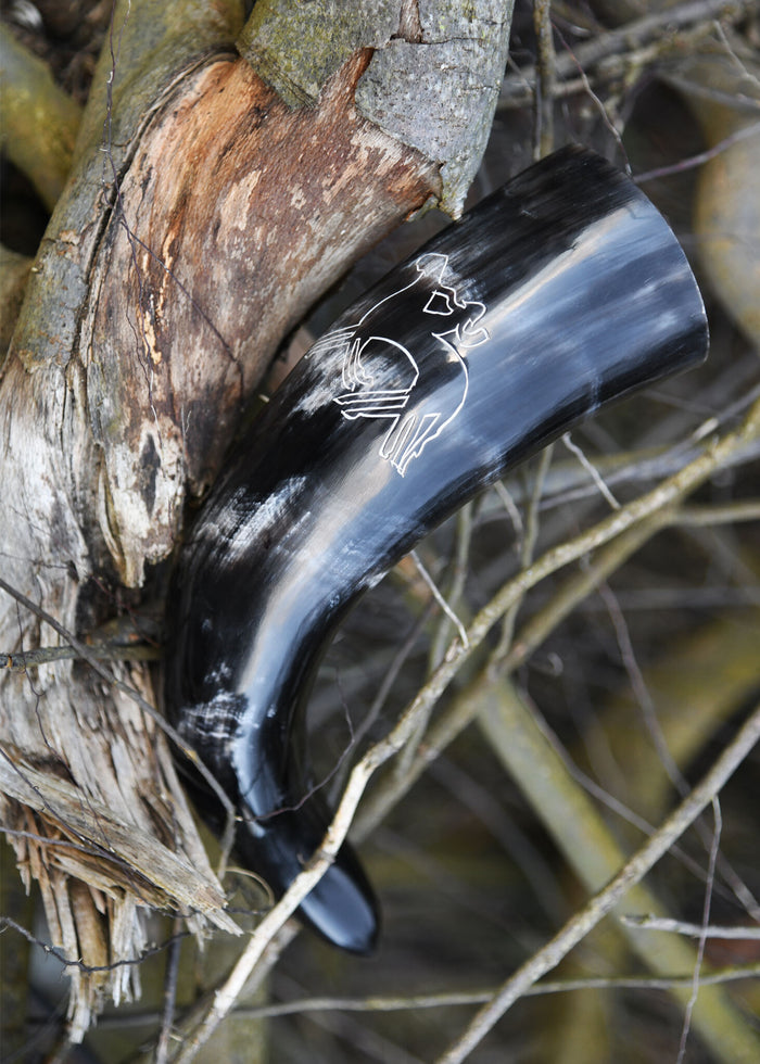 Drinking horn, Odin with Sleipnir, 200-300 ml
