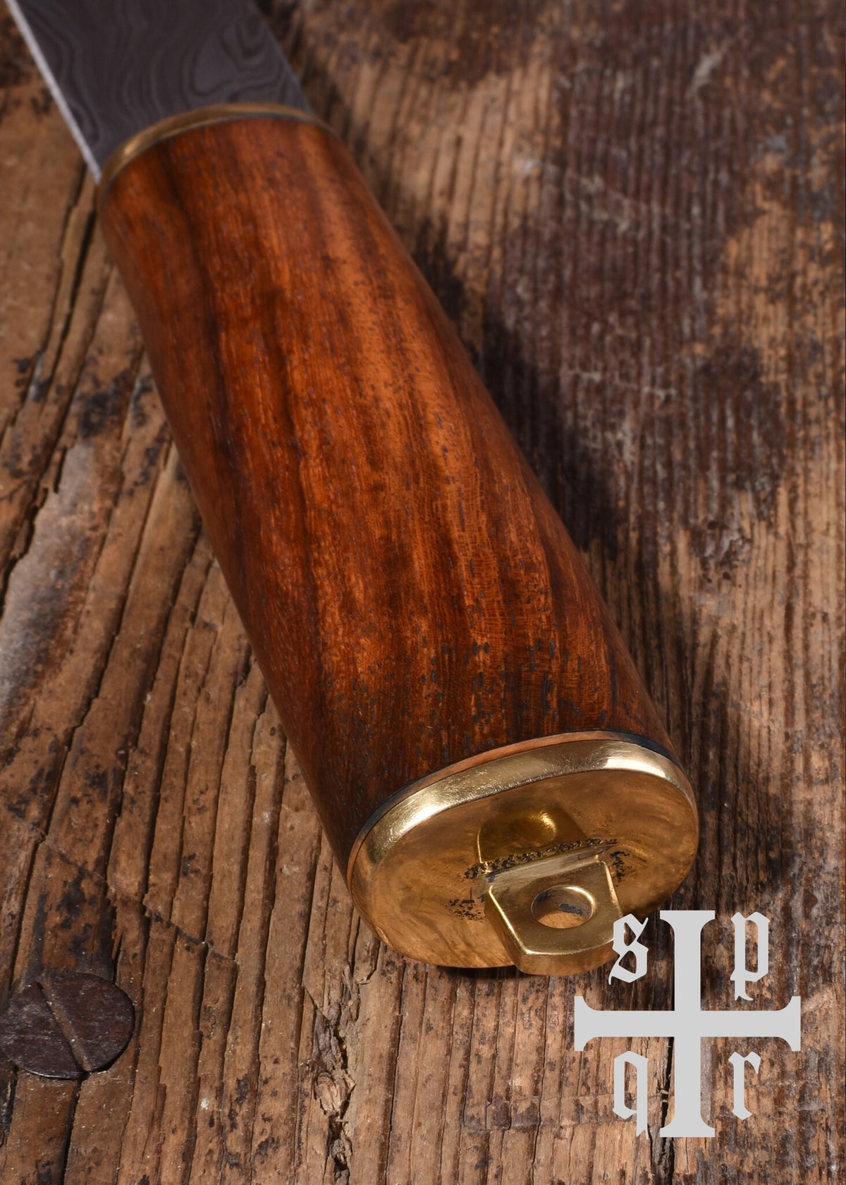 Wikinger Sax Roskilde, Damaszenerstahl, halbscharf